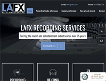 Tablet Screenshot of lafx.com